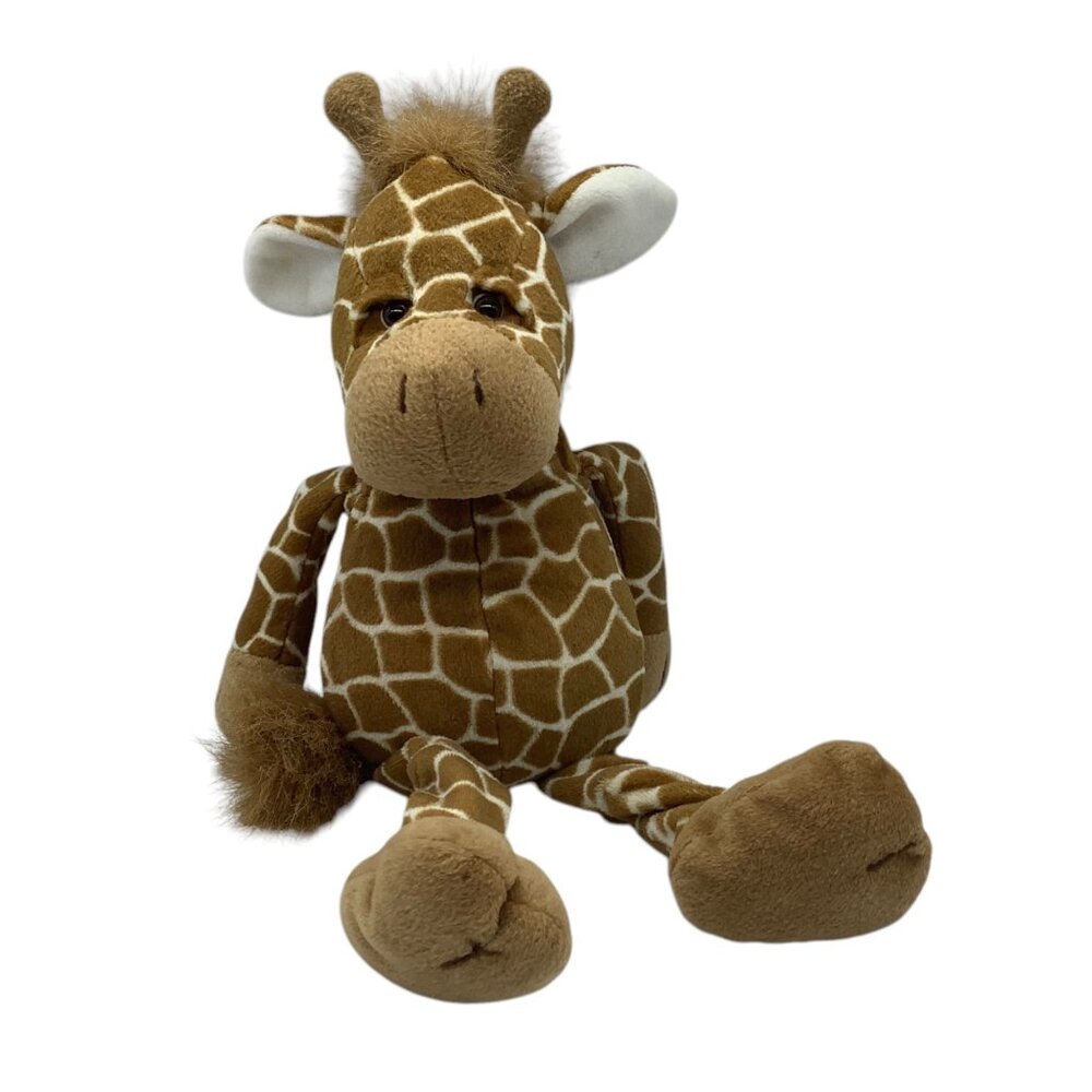 Russ Berrie "Stretch" Giraffe Plush Stuffed Animal Toy 14" Floppy‎ Beanbag